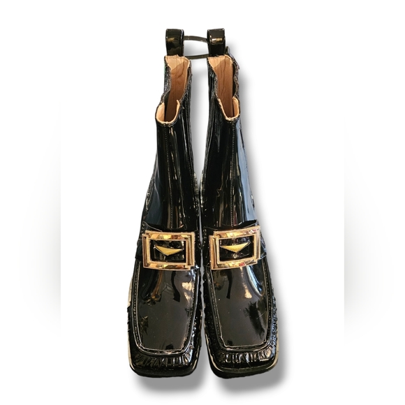 Womens black ankle boots - Picture 5 of 6